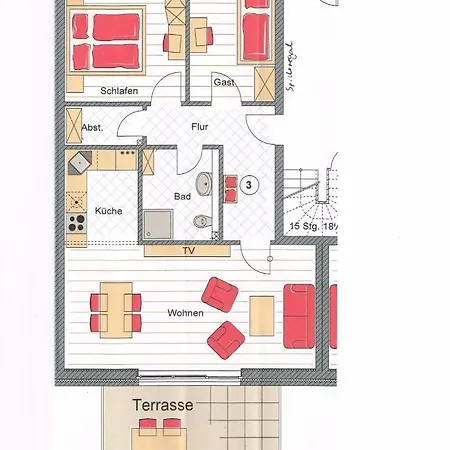 Apartman Achterhof - Whg 3 Blaumeise *